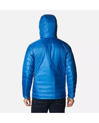 Kurtka męska Columbia Infiniti Summit Double Wall Down Jacket M – Niebieska / Błękitna – puchowa, wodoodporna kurtka z technologią Omni-Heat™ Infinity