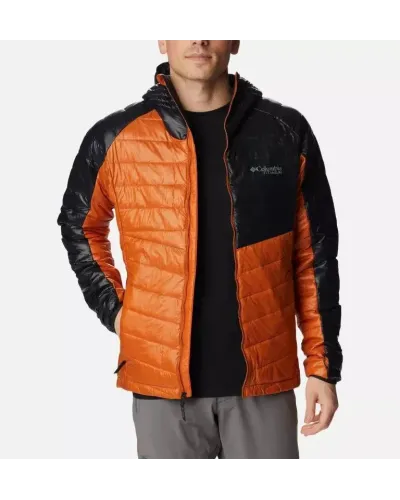 Kurtka męska Columbia Platinum Peak Hooded Jacket pomarańczowo-czarna – wygoda, ciepło i funkcjonalność na każdy dzień