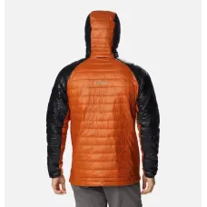 Kurtka męska Columbia Platinum Peak Hooded Jacket – pomarańczowo-czarna, rozmiar S