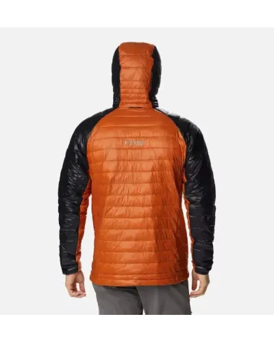 Kurtka męska Columbia Platinum Peak Hooded Jacket pomarańczowo-czarna – wygoda, ciepło i funkcjonalność na każdy dzień