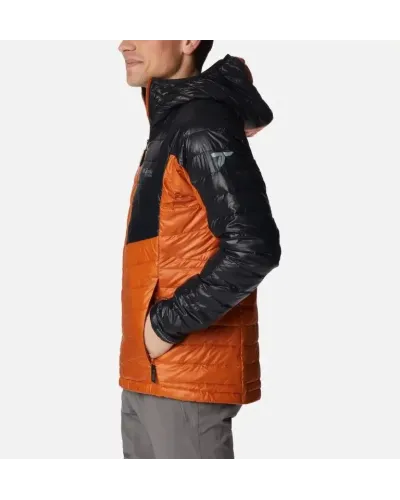 Kurtka męska Columbia Platinum Peak Hooded Jacket pomarańczowo-czarna – wygoda, ciepło i funkcjonalność na każdy dzień