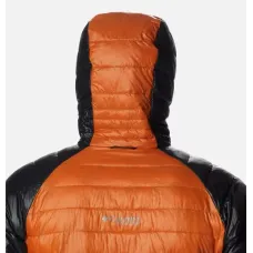 Kurtka męska Columbia Platinum Peak Hooded Jacket – pomarańczowo-czarna, rozmiar S