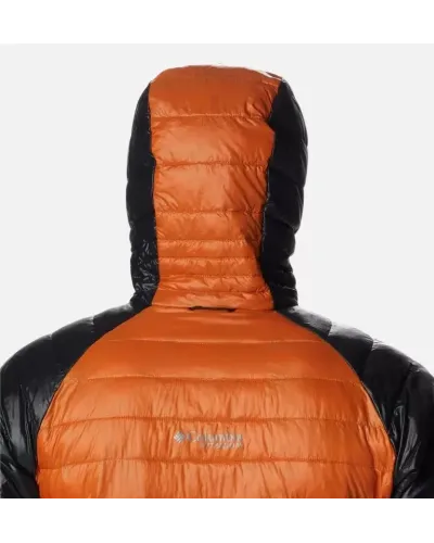 Kurtka męska Columbia Platinum Peak Hooded Jacket pomarańczowo-czarna – wygoda, ciepło i funkcjonalność na każdy dzień