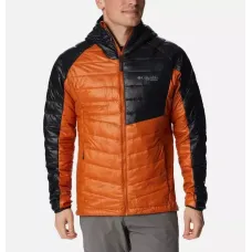 Kurtka męska Columbia Platinum Peak Hooded Jacket – pomarańczowo-czarna, rozmiar S