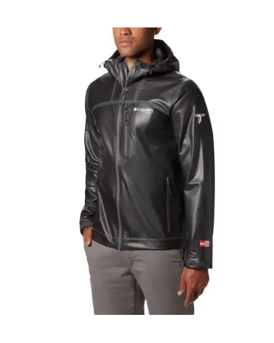 Columbia OutDry™ Ex Stretch Hooded Jacket M – męska kurtka przeciwdeszczowa czarna