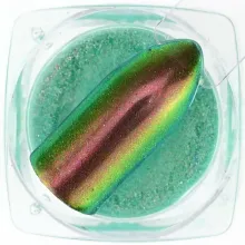 Lustrzany Pyłek do Zdobienia Paznokci Aurora Unicorn Rainbow #06